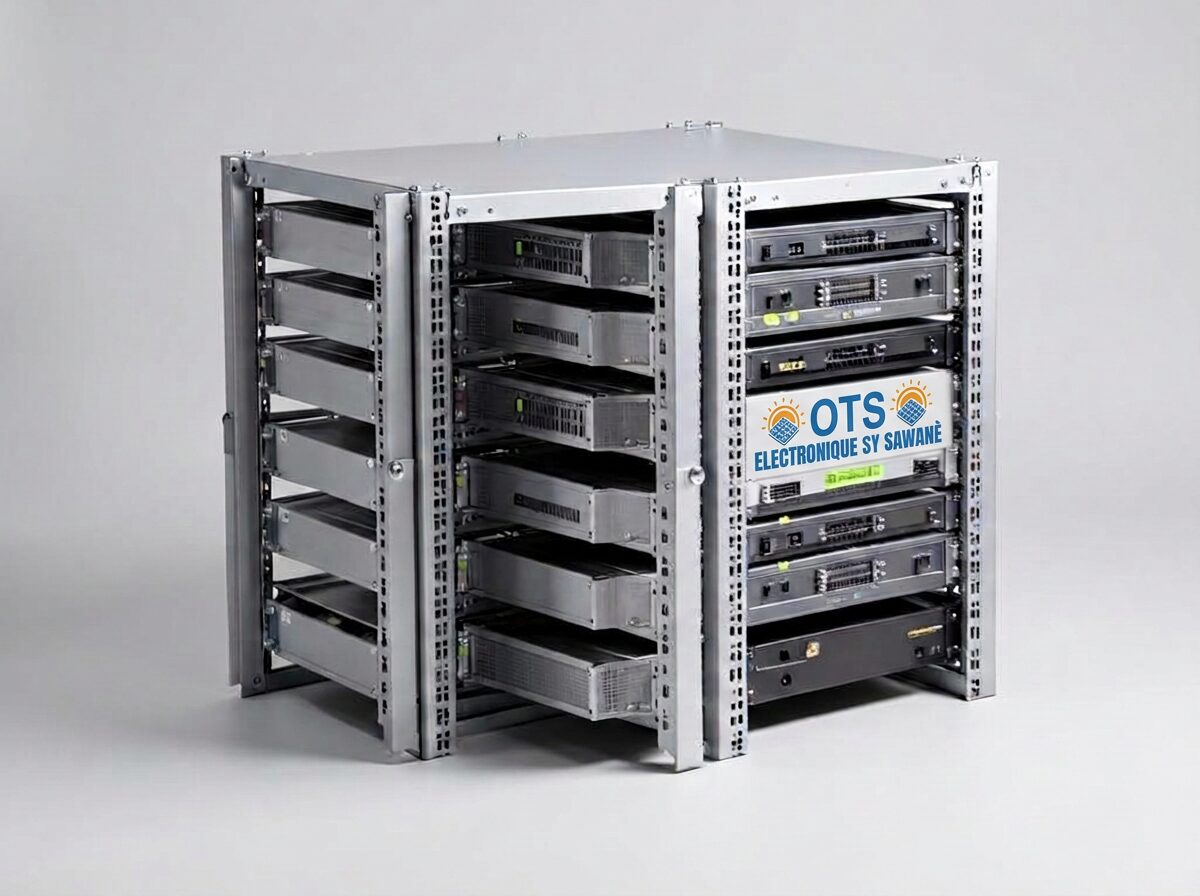 Illustration : Batteries rack