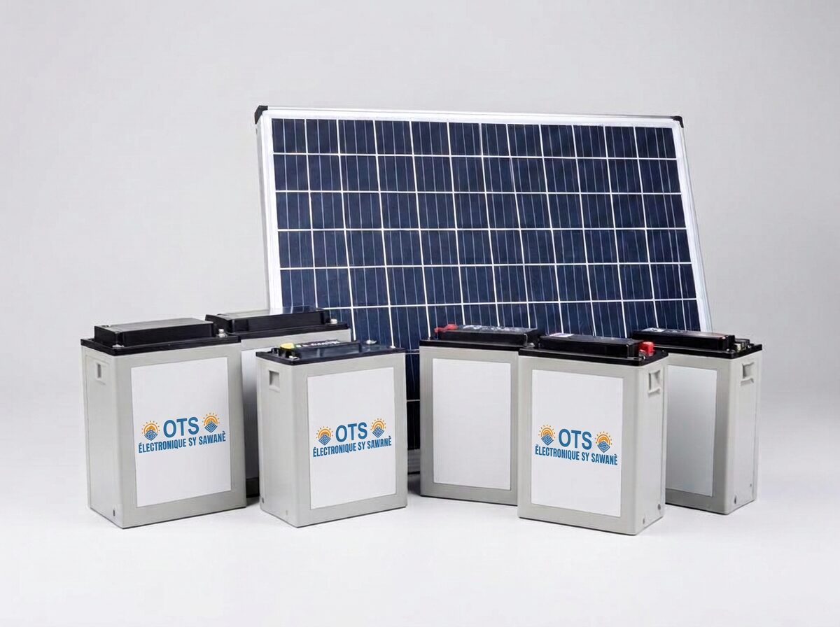 Illustration : Batteries solaires